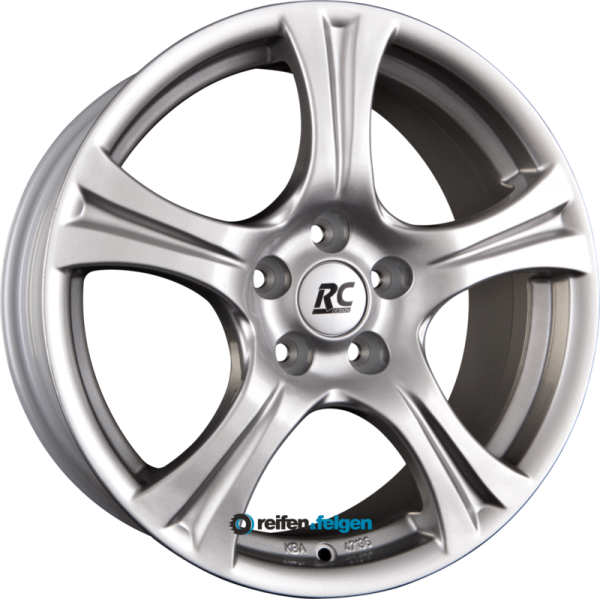 BROCK / RC RC14 Texar 8.5x19 ET45 5x120 NB76.9 Chromsilber (CSS)