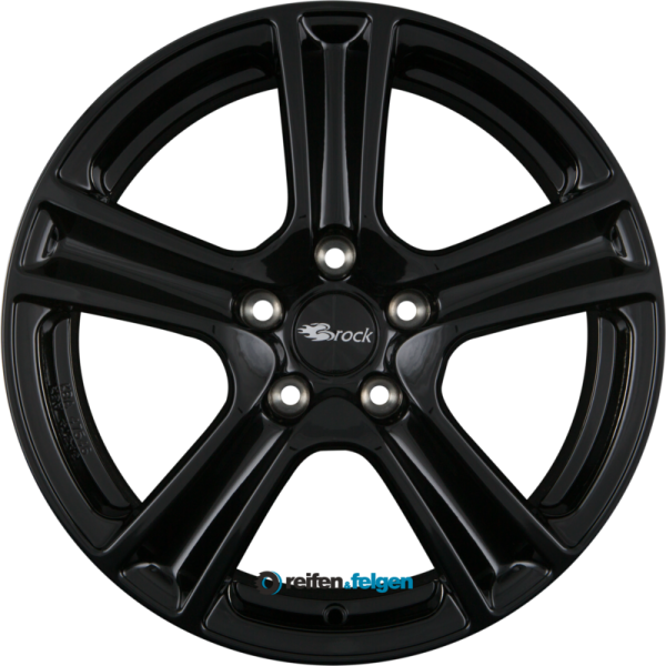 BROCK / RC RC19 6.5x16 ET39 5x105 NB56.6 Schwarz Glanz (SG)