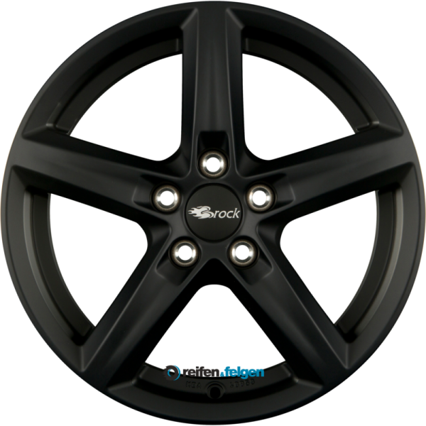 BROCK / RC RC24 6.5x16 ET42 5x112 NB57.1 Schwarz Klar Matt (SKM)