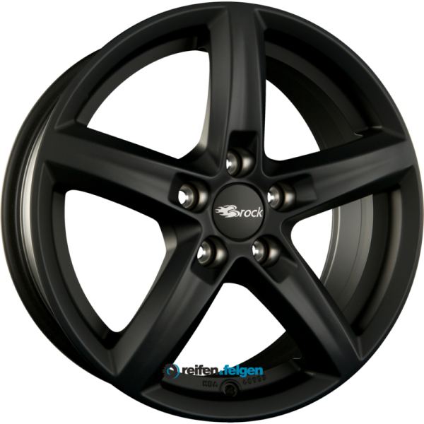 BROCK / RC RC24 6x15 ET23 4x108 NB65.1 Schwarz Klar Matt (SKM)