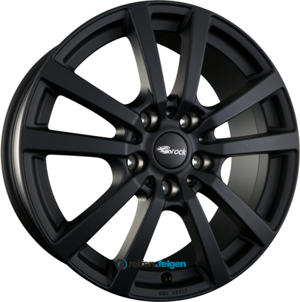 BROCK / RC RC25 7.5x17 ET40 5x127 NB71.6 Schwarz Klar Matt (SKM)