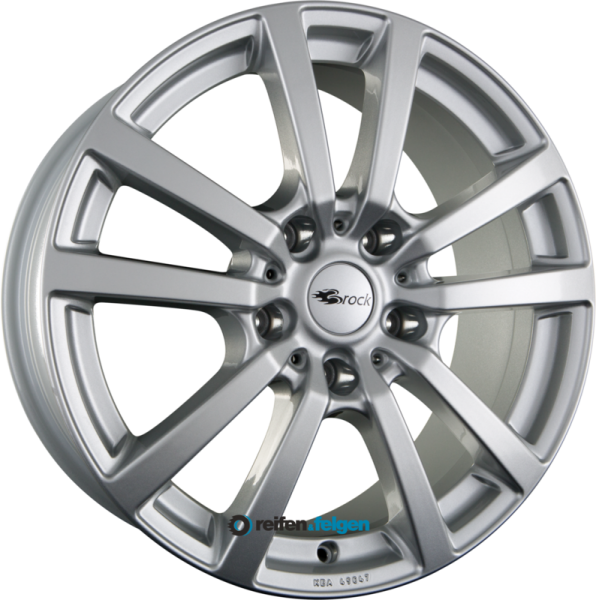 BROCK / RC RC25 7.5x17 ET53 5x120 NB65.1 Kristallsilber (KS)