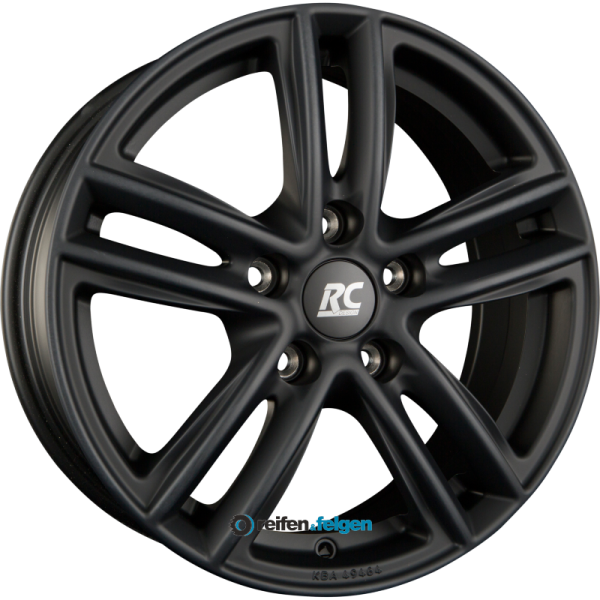 BROCK / RC RC27 6x16 ET50 5x114.3 NB60.1 Schwarz Klar Matt (SKM)