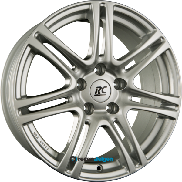 BROCK / RC RC28 7.5x17 ET55 5x108 NB63.4 Kristallsilber (KS)