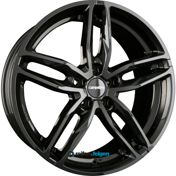 CARMANI CA 13 TWINMAX 8.5x19 ET35 5x112 NB66.6 Black (B)