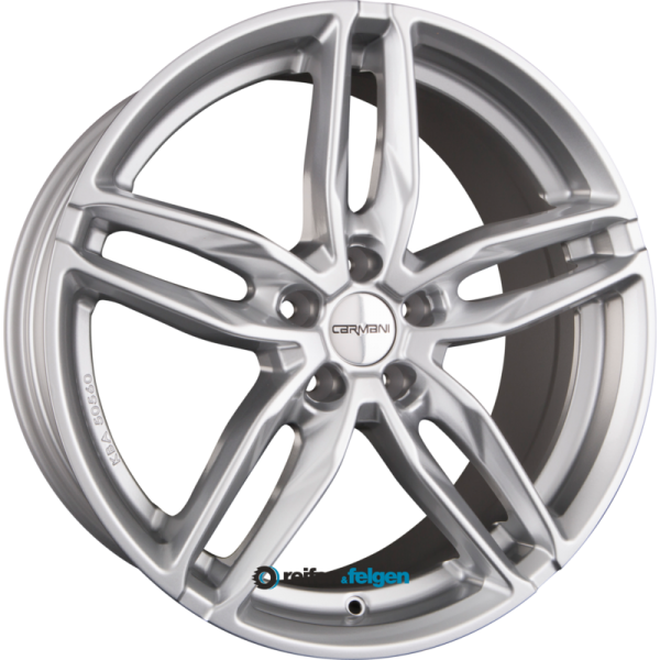 CARMANI CA 13 TWINMAX 8x18 ET35 5x112 NB66.6 Bright Silver (BS)