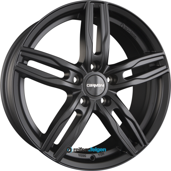 CARMANI CA 14 PAUL 6.5x16 ET38 5x100 NB63.4 Black Matt (BM)