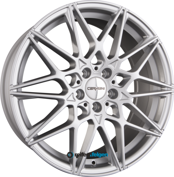 CARMANI CA 18 KNUT 8x18 ET25 5x112 NB66.6 White Silver (WS)