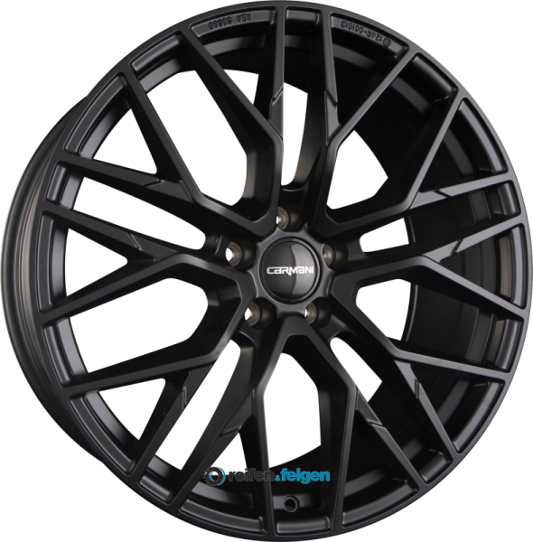 CARMANI CA 20 LUDWIG 7.5x17 ET47 5x112 NB66.6 Black Matt (BM)