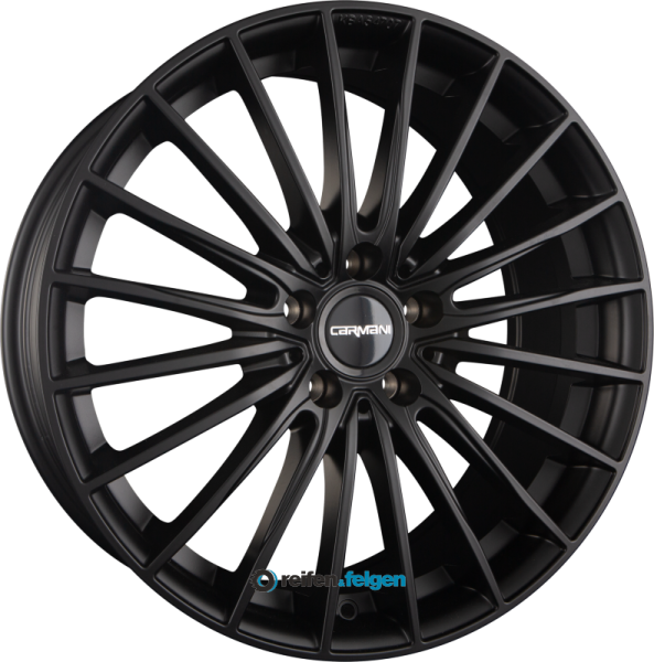 CARMANI CA 24 KARL 8x19 ET38 5x112 NB66.6 Black Matt