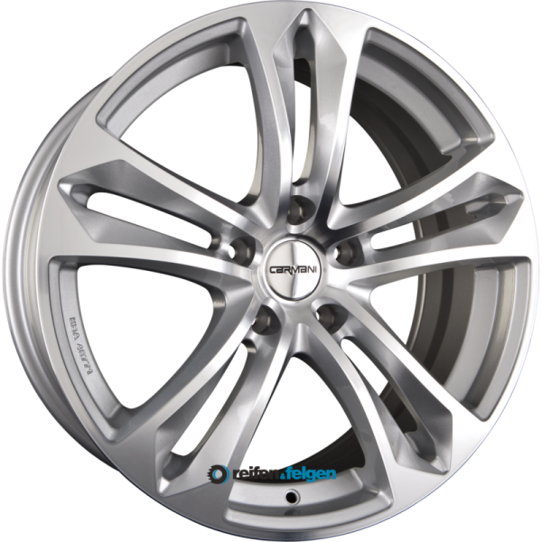 CARMANI CA 5 ARROW 7.5x17 ET42 5x120 NB72.6 Kristall Silber (KS)