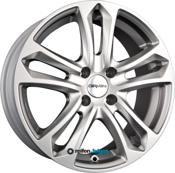 CARMANI CA 5 ARROW 7x16 ET42 4x108 NB63.4 Kristall Silber (KS)