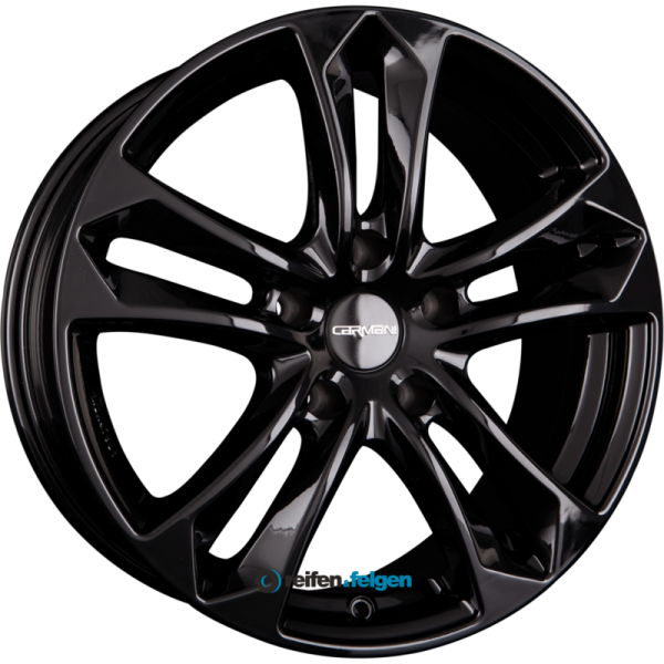 CARMANI CA 5 ARROW 7x16 ET47 5x112 NB66.6 Black (B)