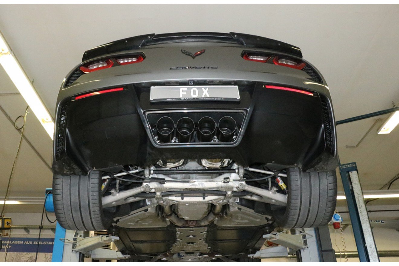 Fox Auspuff Sportauspuff Endschalldämpfer für Corvette C7 Z06 6,2l 343/485kW