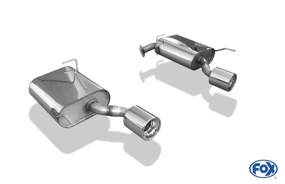 Fox Duplex Auspuff Sportauspuff Endschalldämpfer für Chevrolet Captiva KLAT