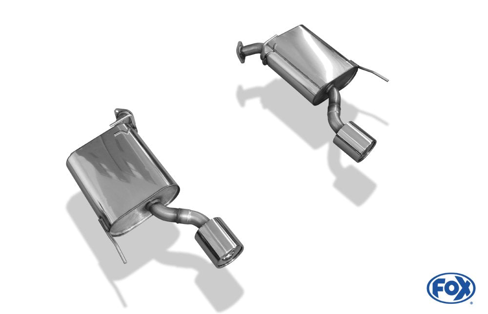 Fox Duplex Auspuff Sportauspuff Endschalldämpfer für Chevrolet Captiva KLAT