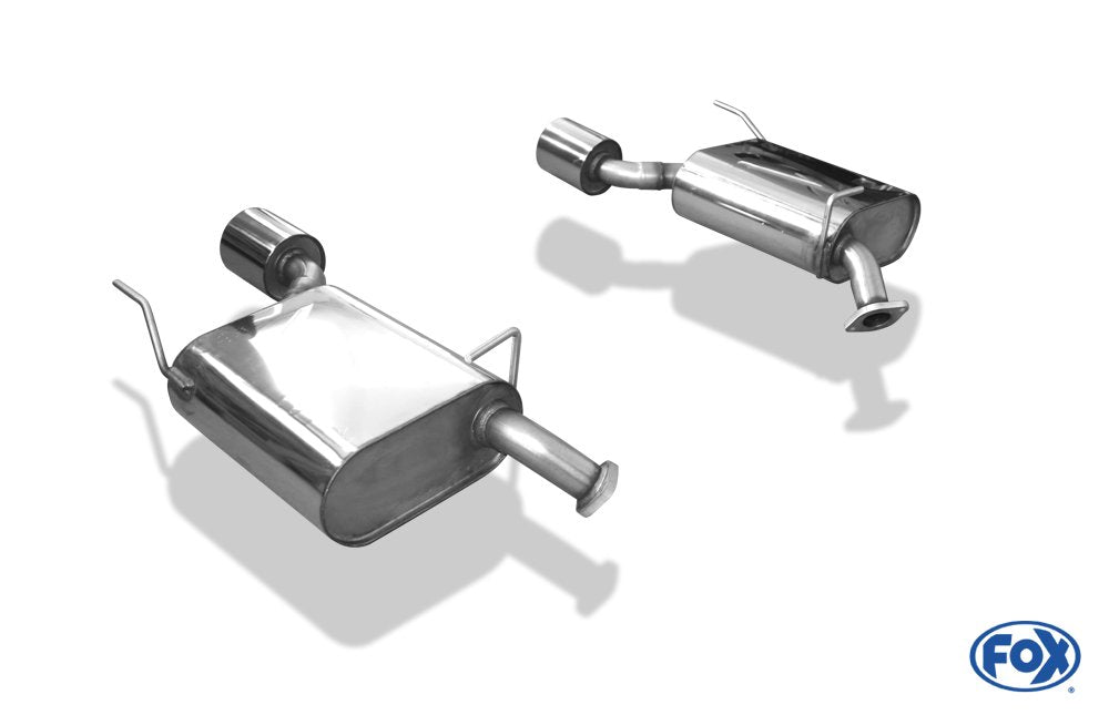 Fox Duplex Auspuff Sportauspuff Endschalldämpfer für Chevrolet Captiva KLAT