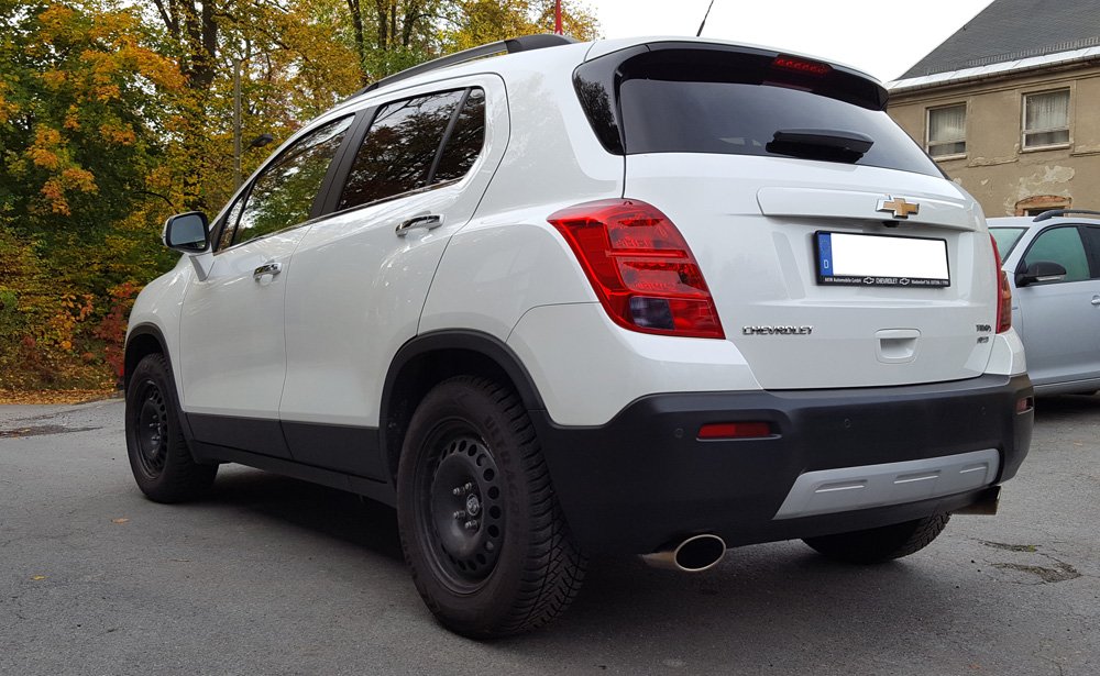 Fox Duplex Auspuff Sportauspuff Sportendschalldämpfer für Chevrolet Trax 4x4 1,4