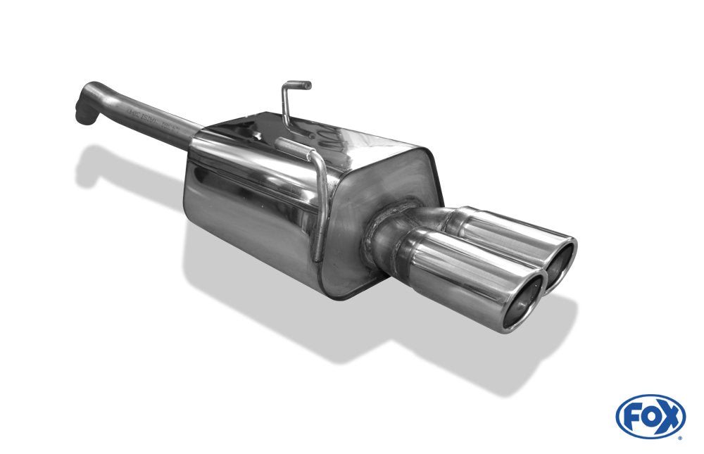 Fox Auspuff Sportauspuff Endschalldämpfer für Citroen C8 Peugeot 807 3,0l V6