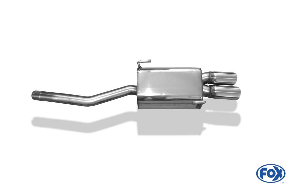 Fox Auspuff Sportauspuff Endschalldämpfer für Citroen C8 Peugeot 807 3,0l V6