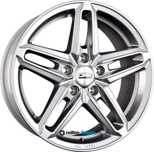 CMS C14 SR 7.5x17 ET35 5x120 NB72.6 Racing Silber