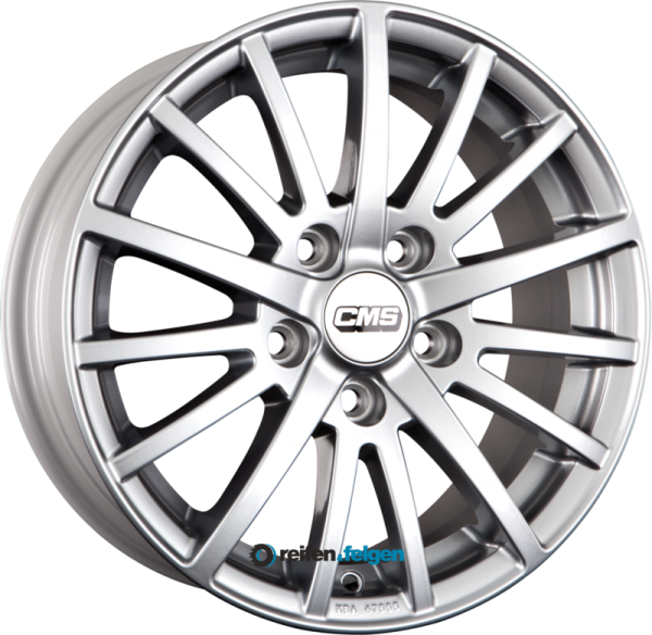 CMS C16 6.5x16 ET42 4x100 NB67.1 SR Racing Silber