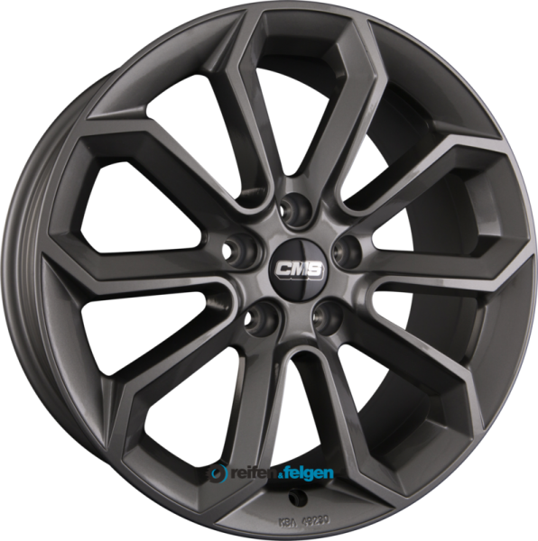 CMS C20 7.5x17 ET35 5x114.3 NB67.1 GG Titan Glanz