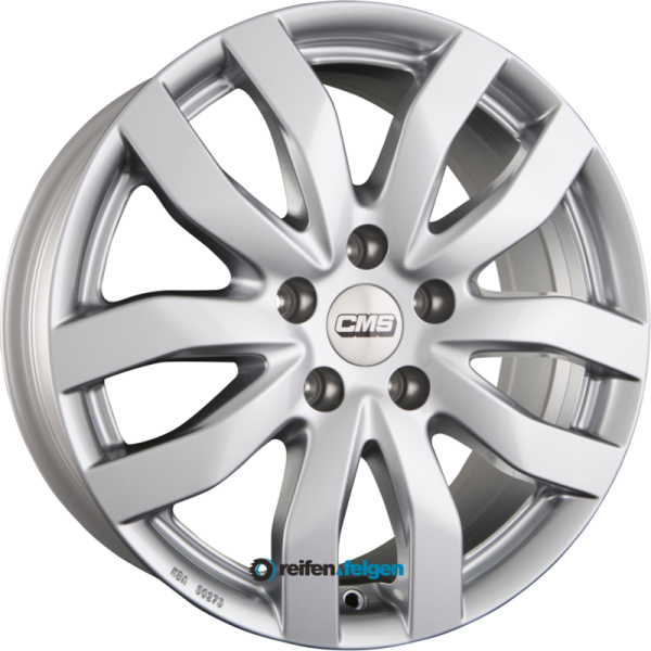 CMS C22 6.5x16 ET39 5x105 NB56.6 SR Racing Silber