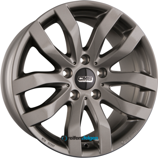 CMS C22 7.5x17 ET35 5x114.3 NB60.1 GG Titan Glanz