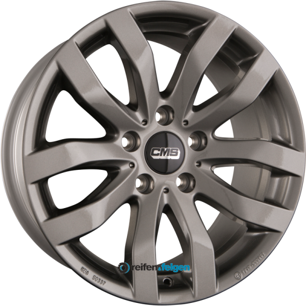 CMS C22 7.5x17 ET40 5x112 NB57.1 GG Titan Glanz