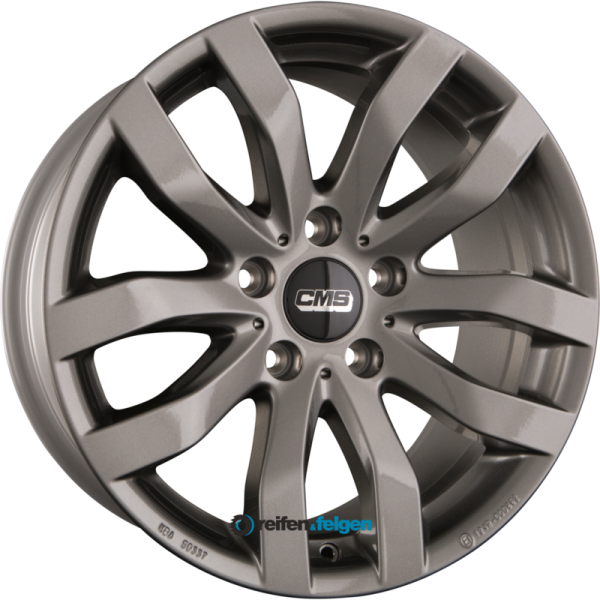 CMS C22 7.5x18 ET44 5x112 NB66.5 GG Titan Glanz