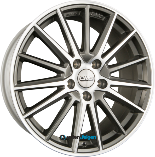 CMS C23 7.5x17 ET35 5x112 NB66.6 DG Diamant Titan