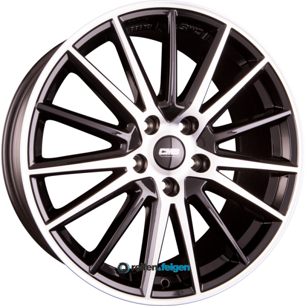 CMS C23 9x18 ET44 5x112 NB66.6 DB Diamant Schwarz