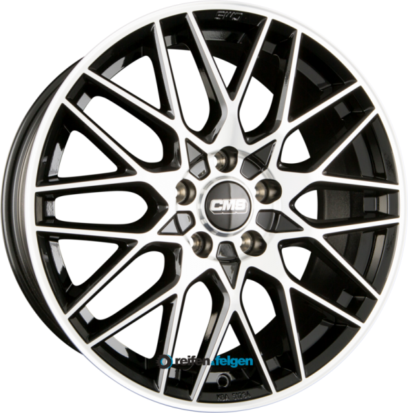 CMS C25 7.5x18 ET51 5x112 NB57.1 DB Diamant Schwarz