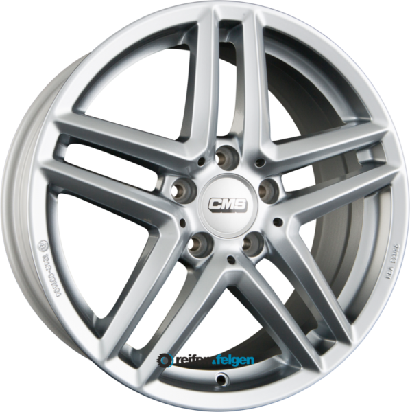 CMS C26 7x16 ET48 5x112 NB66.6 RS Racing Silber