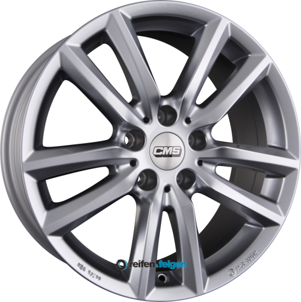 CMS C27 7.5x19 ET45 5x114.3 NB67.2 SR Racing Silber