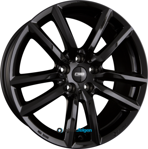 CMS C27 7x16 ET52 5x112 NB66.5 CBG Schwarz Glanz