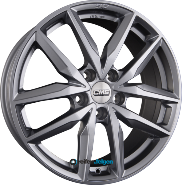 CMS C28 7x17 ET50 5x114.3 NB67.2 SR - Racing Silber