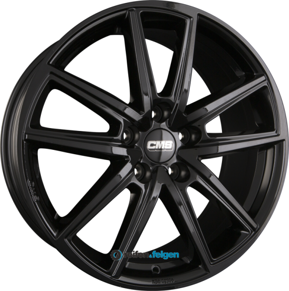 CMS C30 6.5x16 ET40 5x114.3 NB67.2 CBG Schwarz Glanz