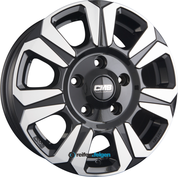 CMS C31 HEAVY DUTY 6.5x17 ET60 5x160 NB65.1 DB Diamant Schwarz Glanz