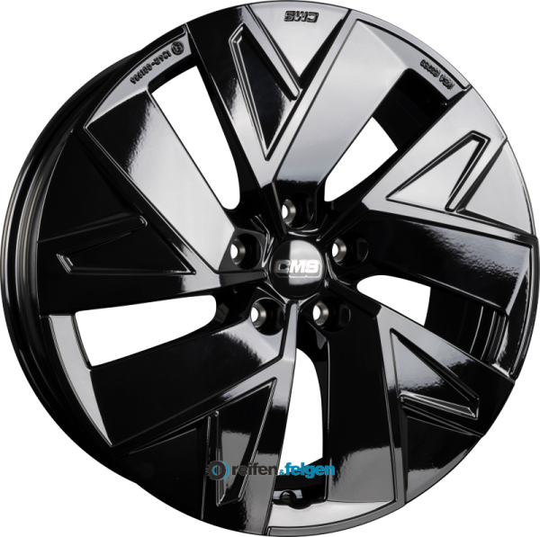 CMS C32 AERO 7x18 ET45 5x114.3 NB67.1 CBG Schwarz Glanz werk91-4