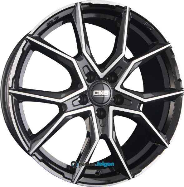 CMS C33 8.5x20 ET30 5x112 NB66.6 DB Diamond Black