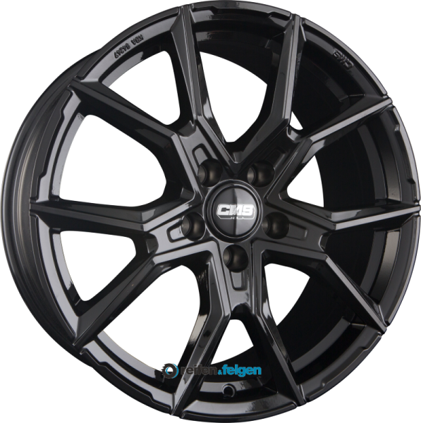 CMS C33 8.5x20 ET45 5x114.3 NB67.1 CBG Schwarz Glanz werk91-4