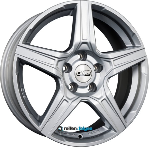 CMS C34 7.5x18 ET45 5x114.3 NB67.1 SR Racing Silber werk91-4