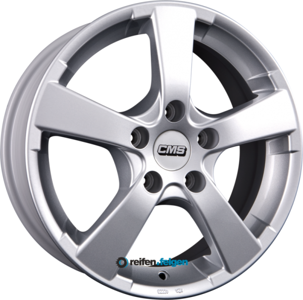 CMS C4 7x16 ET43 5x112 NB66.6 CS Silber