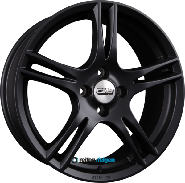 CMS C9 5.5x14 ET35 4x98 NB58.1 MB - Schwarz-Matt