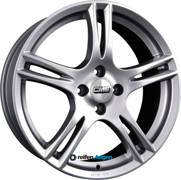 CMS C9 5.5x14 ET45 4x100 NB67.1 CS - Silber