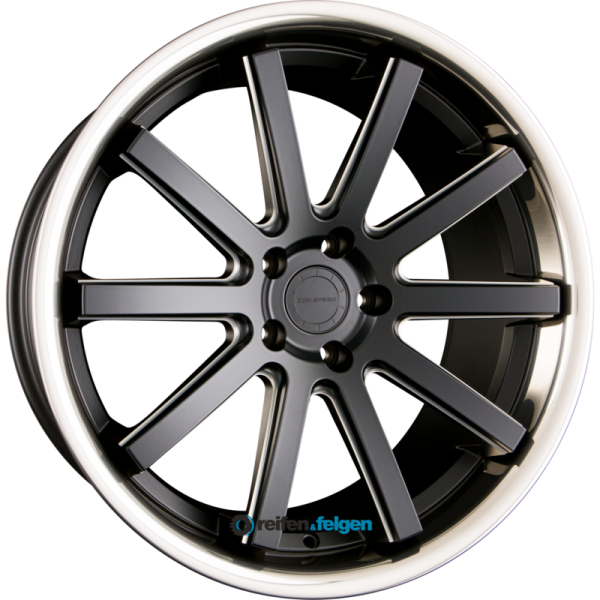 CORSPEED DEVILLE 10x20 ET40 5x114.3 NB73.1 INOX - Mattblack Pure Sports Inox gefräst