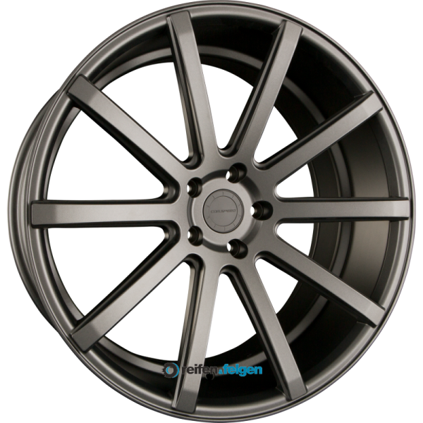 CORSPEED DEVILLE 9.5x22 ET40 5x114.3 NB73.1 Matt Gunmetal