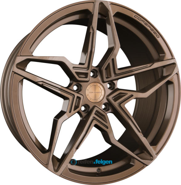 CORSPEED KHARMA 9x20 ET35 5x112 NB73.1 Highgloss Bronze Brushed Surface